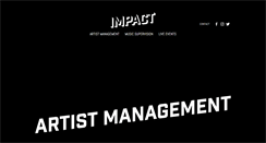 Desktop Screenshot of impactartist.com
